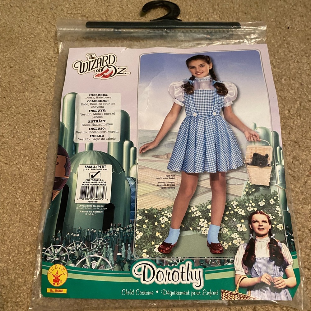 Wizard of Oz Child’s Dorothy Costume Size Small